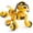 Yellow, variant on Ruko 18011 Robot Dog Toy, Smart Interactive Puppy, Programmable, 30+ LED Faces, Remote & Gesture Control, Black & Gold, Ages 3-8