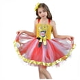 thumbnail image 3 of Sgkm Girls Dresses Size 6 Sequins Ruffle Dresses Popcorn Cosplay Themed Party Outfit Baby Girl Clothes, 3 of 9