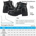 thumbnail image 5 of Dream Apparel Women's Motorcycle Boot Ankle Booties Riding Boots Biker Boots for Women, 5 of 8