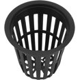 thumbnail image 5 of Garden Net Cup, Plastic Hydroponics Net Pot Basket Hydroponic Planting Mesh,2 Inch（black）, 5 of 5