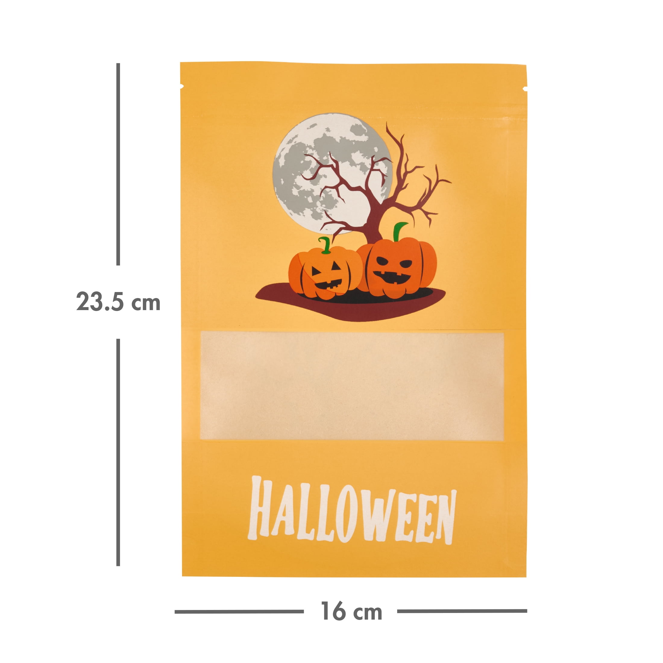 Way-to-Celebrate 20-Piece Kraft Paper Treat Bag Set – Halloween Decors, Orange and Purple, WAY-TO-CEL PL TREAT BAGS