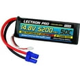 thumbnail image 2 of Lectron Pro 14.8V 5200mAh 50C Lipo Battery Soft Pack with EC5 Connector, 2 of 2