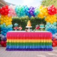 thumbnail image 2 of Faldón de mesa Besutolife Unicorn Rainbow 275 cm x 76 cm, 2 of 9