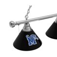 thumbnail image 2 of University of Memphis 3 Shade Billiard Light with Chrome FIxture, 2 of 5