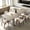 Oak, variant on JassmiPkwy Solid Wood Extendable Dining Table for 4-8 People with Seamless Extension from 55 to 86.6 Inches for Small Spaces, Dining Room, Kitchen, Living Room-White