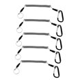 thumbnail image 2 of Cordones retráctiles Cuerdas de seguridad Cuerdas de enrolladas Paquete de 5 piezas Negro, 2 of 8