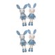 thumbnail image 4 of Kearding Crochet Kit for Beginner Cute Rabbits Hook, Accessories Includes Yarn, Azul 2Conjunto, 4 of 6