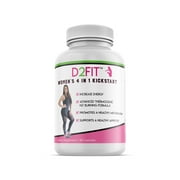 D2Fit (by Jessica Bass) Women’s 4 in 1 Kickstart Thermogenic Supplement, For Metabolism and Appetite Support with Green Tea Extract & BioPerine - 60 Capsules (1 Month)