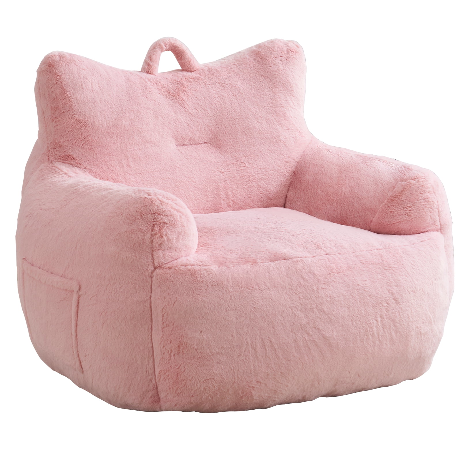 loungepug （TITO0607） Mofit Home TOGO Chair-Suede Armless Bean Bag Chair & Lounger -Blue