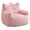 Pink, variant on Giant Bean Bag Chair for Adults, Oversized Bean Bag with Filling Plush Fluffy,BeanBag Lazy Sofa Couch with Armrest for Living Room, Cat Shaped Beanbag Couch with Sidepocket for Bedroom,Pink