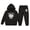 Black, variant on VOUZZA Kids 2 Piece Outfit Set Matching Top and Bottom Boys Casual Clothes Toddler Kids Outfit Boys 2 Piece Outfit Toddler Boy Clothes