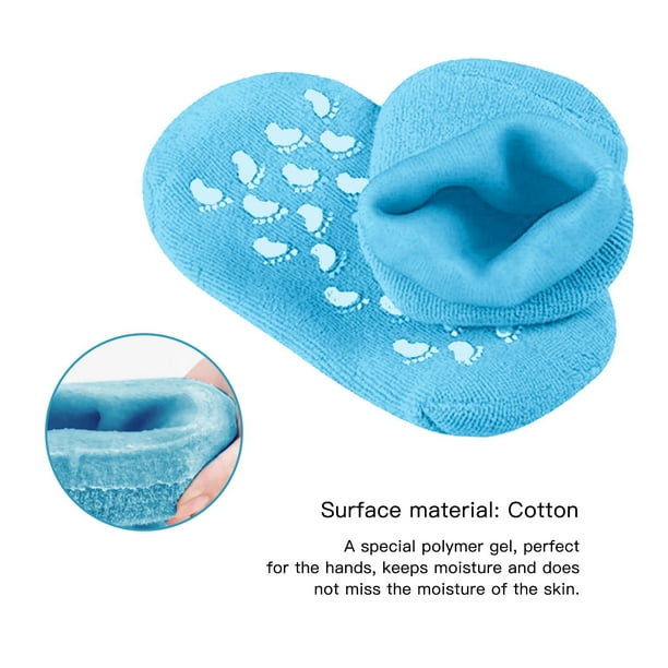1 Pair Soften Spa Gel Socks for feet care Exfoliating socks for