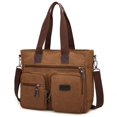 thumbnail image 1 of Bolso de hombro Tolfe para mujer con asa superior, bolso de hombro de lona, 1 of 7