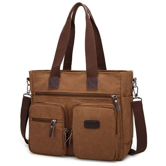 Bolso de hombro Tolfe para mujer con asa superior, bolso de hombro de lona