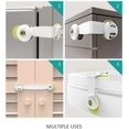 thumbnail image 5 of [10 Pack] Child Safety Locks - No Tools or Drilling Required - for Kitchen, 5 of 5