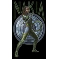 thumbnail image 2 of Women's Black Panther: Wakanda Forever Nakia Shield  Graphic Tee Black Medium, 2 of 4