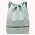 thumbnail image 4 of PENGXIANG Drawstring Backpack Adjustable Strap Basketball Bag for Women Men (Black), 4 of 7