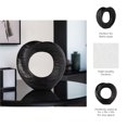 thumbnail image 6 of Decorative Home Decor Sculpture - Bathroom Accessory, Office and Room Decor Statement Piece - Modern Statue Accent for Living Room Decor, Bookself, Coffee Table or Artful Ornaments - 10" Black, 6 of 14