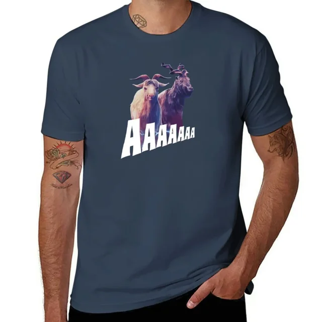 Camiseta Screaming Goats, camisetas gráficas de rapero de secado rápido, lindas camisetas, ropa estética, camisetas gráficas para hombres