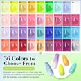 thumbnail image 3 of Kit de uñas en polvo AZUREBEAUTY, 170 unidades, con 36 colores y accesorios, 3 of 8