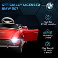 thumbnail image 3 of Vehículo eléctrico con licencia Aosom, BMW Kid, 12 V, con mando a distancia, 3 of 9