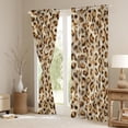 thumbnail image 3 of Homewish Teens Leopard Cheetah Print Black Out Curtains,Abstract Geometric Curtains Pack of 2 (42x63 Each),Animal Print Bedroom Curtains,Luxury Bedroom Decor, 3 of 6