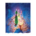 thumbnail image 1 of Cortina de ducha navideña Kagetolytai con estampado de Grinch impermeable 59x71 pulgadas, 1 of 3