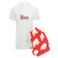 thumbnail image 1 of CafePress - Christmas Hers Half Of His And Hers Set Pajamas - Men's Light Pajamas, 1 of 1