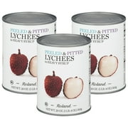 (3 pack) (3 Pack) Roland Whole Lychees in Heavy Syrup, 20 oz