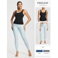 thumbnail image 6 of BALEAF Freeleaf Longline Sports Bras for Women, Wirefree 3D Molded Cup Tank Tops, Medium Impact Yoga Workout Running Bra Black L-XL, 6 of 6