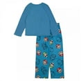 thumbnail image 2 of Super Mario Bros. All Over Print Long Sleeve Youth's 2-Piece Pajamas-Size 8, 2 of 2