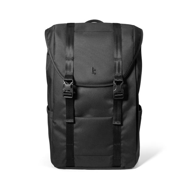 Mochila Tomtoc con solapa para portátil de 22 litros, resistente al agua de 13 a 15,6 pulgadas, oscura