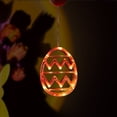 thumbnail image 4 of Ympkerial Battery Powered Easter Lights for Window Decoration LED Egg Shaped Ornaments with Suction Cup Orange Changing and Timer Function for Home Indoor Spring Holiday Decor (1 Pack), 4 of 5