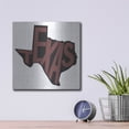 thumbnail image 4 of Luxe Metal Art 'Texas 2'  by Art Licensing Studio Metal Wall Art, 12" x 12", 4 of 9