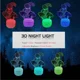 thumbnail image 2 of Lámpara LED de ilusión 3D, luz nocturna para niños, 16 colores cambiantes Tou, 2 of 5