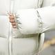 thumbnail image 4 of Parkas de manga larga para mujer, abrigo cálido con bolsillo, chaqueta larga de invierno, parkas de plumón para mujer, 4 of 8