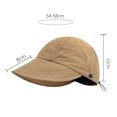 thumbnail image 2 of Sombrero de pescador de secado rápido ajustable con circunferencia de 54-58 cm, protector solar de verano para exteriores, se puede colgar con máscara, sombrero para el sol, 2 of 5
