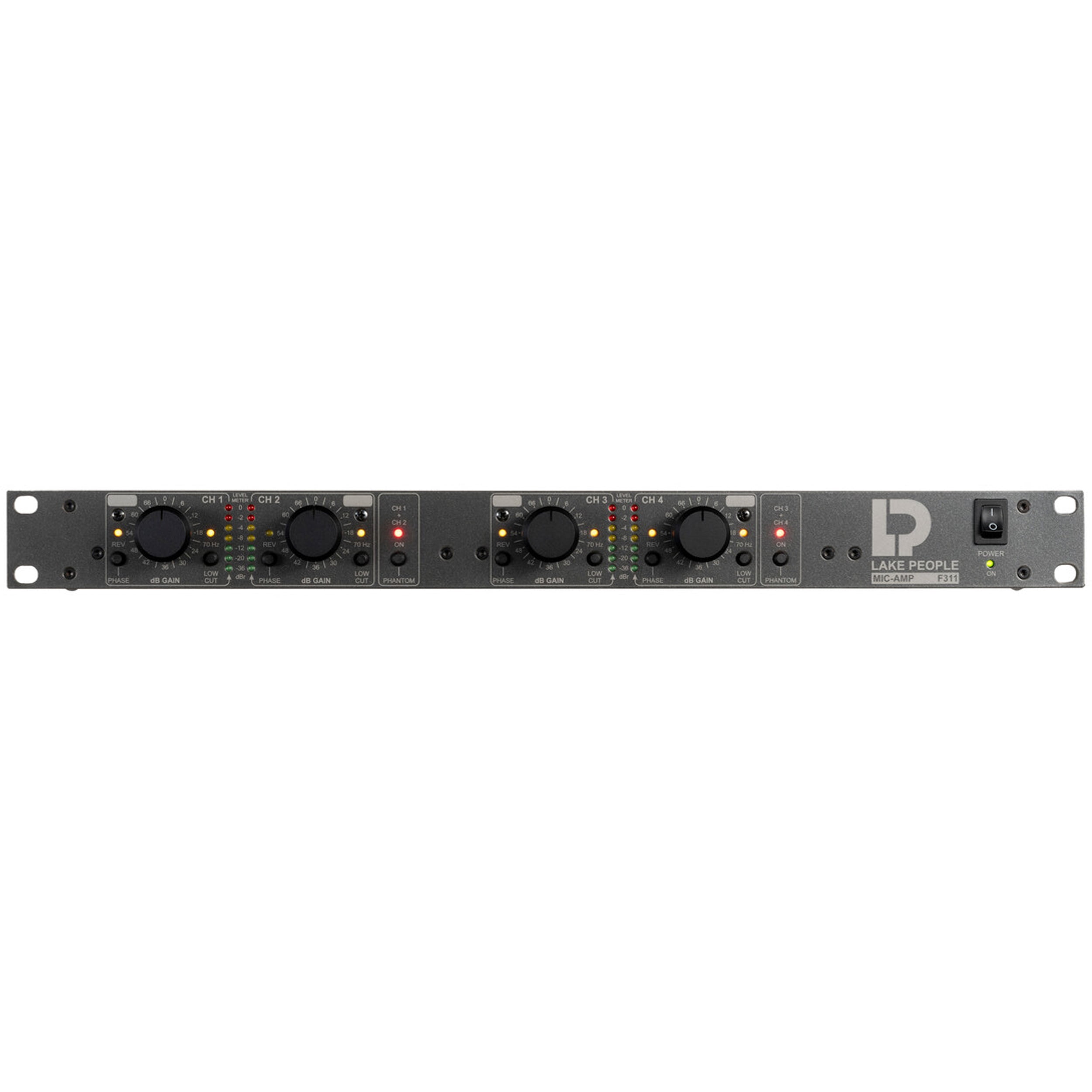 Lake People F311-Q 4-Channel Microphone Preamplifier