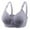 Grey, variant on Bras for Women,Plus Size Push Up Bra Lace Jacquard Underwire Free Comfortable Support,Sports Bras for Women,Grey,100C