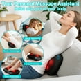 thumbnail image 4 of Cshidworld Neck and Back Massager with Heat, 3D Kneading Pillow, 4 Massage Nodes & Bi-Directional Deep Tissue Massage for Neck/Shoulders/Back, Ideal Gift for Women & Men, 4 of 6