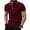 Wine #013, variant on Men's Polo Shirts Short Sleeve Casual Solid Colors Summer Golf Tops 3 Buttons, 2XL