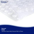 thumbnail image 7 of Kenney Microban Protected Bubble Bath Mat, 26.75" L x 14.5" W, Frosted, 7 of 7