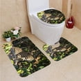 thumbnail image 1 of GOHAO Jaguar in Peruvian Amazon Jungle Madre de Dios Peru 3 Piece Bathroom Rugs Set Bath Rug Contour Mat and Toilet Lid Cover, 1 of 2