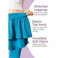 thumbnail image 4 of Stretch Is Comfort Girl's Oh so Soft Ruffle Tutu Skirt w. Built-in Leggings| Child Size 4- 14, 4 of 6