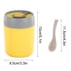 thumbnail image 3 of Taza aislante para sopa con cuchara - forro de acero inoxidable de 500 ml, apto para microondas, asa portátil, retención de calor para avena y cereales, 3 of 4