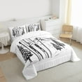 thumbnail image 3 of Castle Fairy Winter Sport Twin Comforter Sets,Snow Skiing Bedding Set, 3 of 8