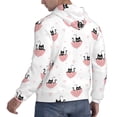 thumbnail image 6 of Lsque Umbrella Cat Pattern Casual Men's Hoodie,Hooded Sweatshirt with Kangaroo Pocket,Pullover Hoodie-Large, 6 of 7