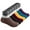 Two Tone Dark, variant on 6 Pairs Warm Fuzzy Socks for Kids with Grippers - Non Skid Slipper Socks for Toddlers - Hearts 6-10 Yr Debra Weitzner