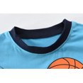 thumbnail image 3 of DDSOL Toddler Boy Pajamas Long Sleeves Cotton Sleepwear 2-Piece Blue 2T, 3 of 7
