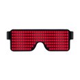 thumbnail image 1 of Vasos Gafas de luz LED cargables por USB Gafas inteligentes Gafas luminosas de moda Gafas brillantes CACAGOO Rojo, 1 of 7